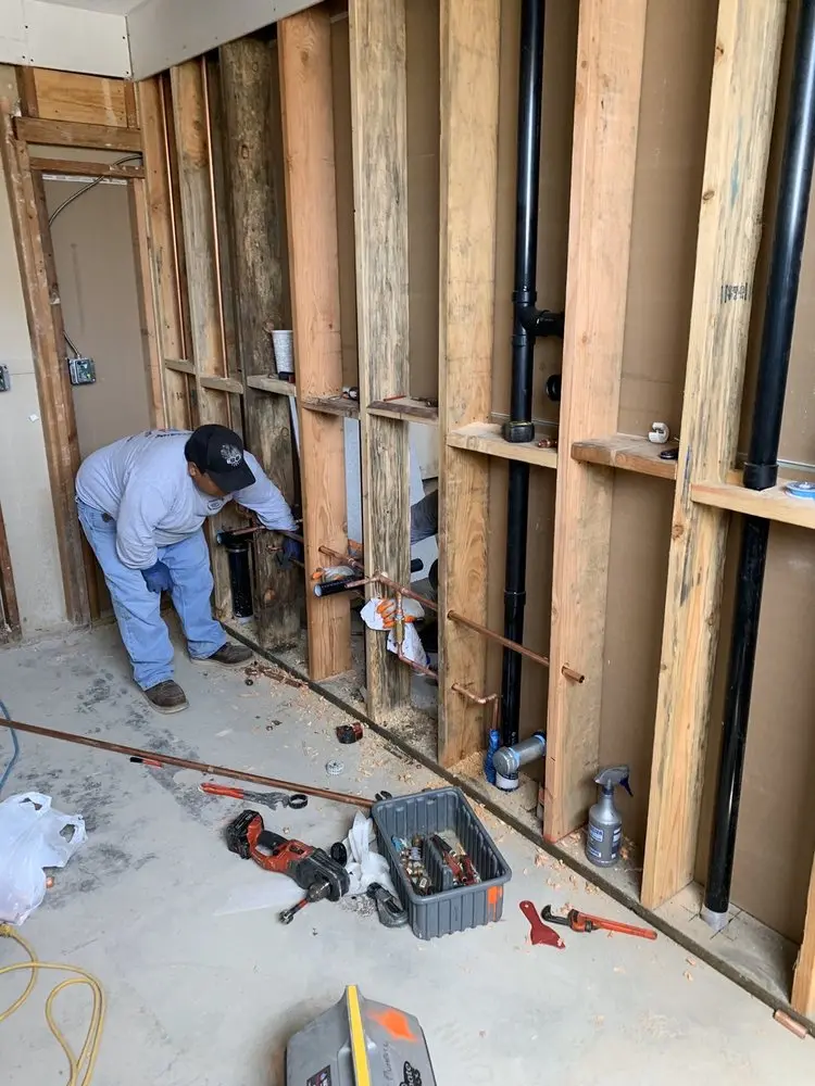 Commercial rough-in plumbing for Water Heater Replacement in Suitland Manor